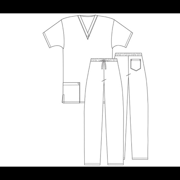 NWT Adar unisex scrub PANTS - Picture 2 of 4